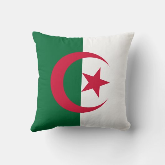 アルジェリア国旗のアメリカのモジョ枕 クッション (裏面)