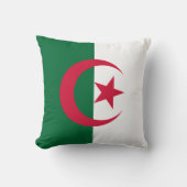 アルジェリア国旗のアメリカのモジョ枕 クッション (正面)