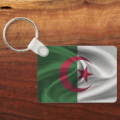 アルジェリア国旗のキーチェーン キーホルダー (裏面)