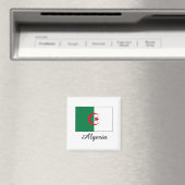 アルジェリア国旗のデザイン マグネット (インサイチュ (食洗機))