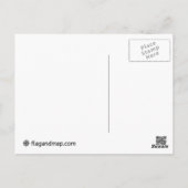 アルジェリア国旗のポストカード ポストカード (裏面)