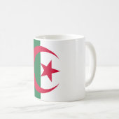 アルジェリア国旗のマグカップ コーヒーマグカップ (正面右)