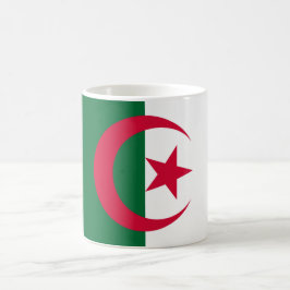 アルジェリア国旗のマグカップ コーヒーマグカップ