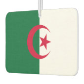 アルジェリア国旗を持つカーエアーフレザー カーエアーフレッシュナー (左)
