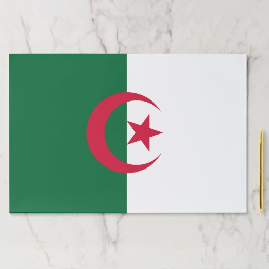 アルジェリア国旗を持つティアウェイ紙パッド ペーパーパッド (インサイチュ)