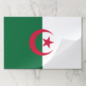 アルジェリア国旗を持つティアウェイ紙パッド ペーパーパッド (折り畳み)