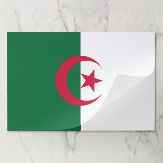 アルジェリア国旗を持つティアウェイ紙パッド ペーパーパッド (折り畳み)