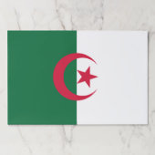 アルジェリア国旗を持つティアウェイ紙パッド ペーパーパッド (正面)