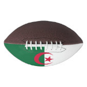 アルジェリア国旗を持つ愛国的なアメリカンフットボール アメリカンフットボール (正面)