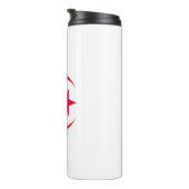 アルジェリア国旗を持つ熱タンブラー タンブラー (回転右)