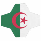 アルジェリア国旗を掲げた愛国的なサッカーボール サッカーボール (フラット)