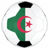 アルジェリア国旗を掲げた愛国的なサッカーボール サッカーボール (正面)