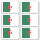 アルジェリア国旗6のコレクションパック シール (正面)