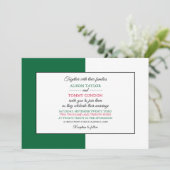 アルジェリア国旗、アルジェリア結婚国旗 招待状 (スタンド正面)