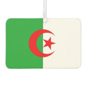 アルジェリア国旗 カーエアーフレッシュナー (裏面)