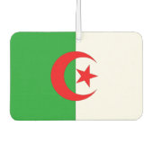 アルジェリア国旗 カーエアーフレッシュナー (正面)