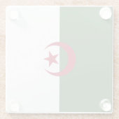 アルジェリア国旗 ガラスコースター (裏面)