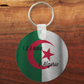 アルジェリア国旗 キーホルダー (正面)