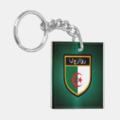 アルジェリア国旗 キーホルダー (正面左)