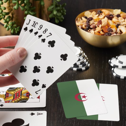 アルジェリア国旗 トランプ (インサイチュ)