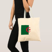 アルジェリア国旗 トートバッグ (正面(商品))