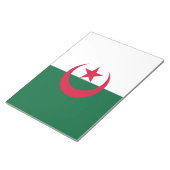 アルジェリア国旗 ノートパッド (アングル)
