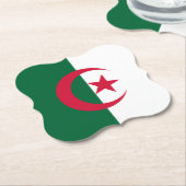 アルジェリア国旗 ペーパーコースター (アングル)