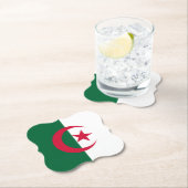 アルジェリア国旗 ペーパーコースター (インサイチュ)