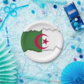 アルジェリア国旗 ペーパープレート (パーティー)