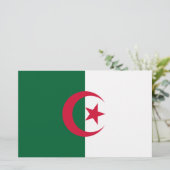 アルジェリア国旗 便箋 (スタンド正面)