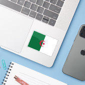 アルジェリア国旗（1958年～1962年） シール (ノートパソコンとiPhone)