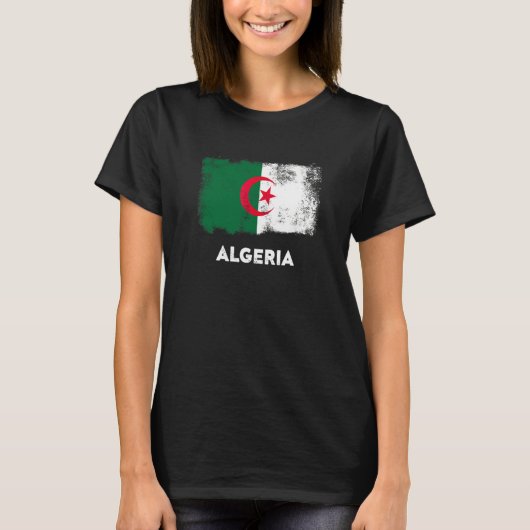 アルジェリア国旗 Tシャツ (正面)