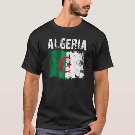 アルジェリア国旗 Tシャツ (正面)