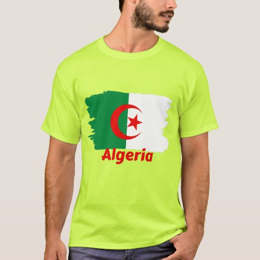 アルジェリア国旗 Tシャツ (正面)