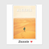 アルジェリア旅行アートヴィンテージ シール (シート)
