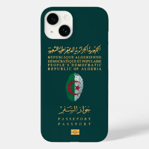 アルジェリア旅行パスポートプリント土産 Case-Mate iPhone 14ケース