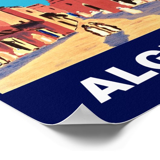 アルジェリア旅行ポスター ポスター (角)