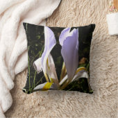 アルジェリア虹彩の超現実的なワイルドフラワー絵画ズ クッション (ブランケット)