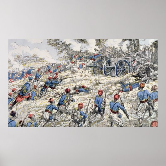 アルジェリア軍のフランスの軍兵 ポスター (正面)