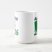 アルジェリア2026サッカーファンデザイン 三日月と星 コーヒーマグカップ (中央)