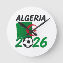 アルジェリア2026サッカーファンデザイン 三日月と星