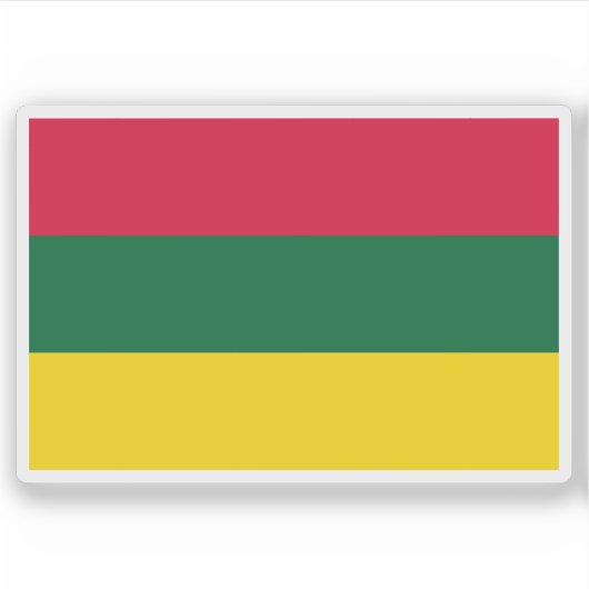 アルジェリア・アルジェリア摂関国旗 シール (正面)