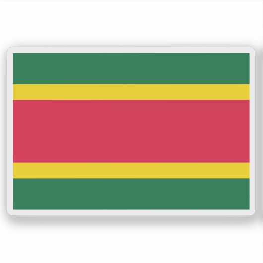 アルジェリア・アルジェリア摂関国旗 シール (正面)