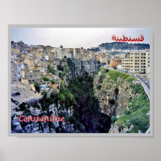 アルジェリア – コスタンティナ –  ポスター (正面)