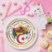 アルジェリア・コート・オブ・アームズ ペーパープレート (パーティー)