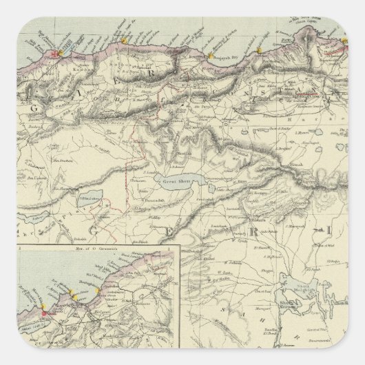 アルジェリア スクエアシール (正面)