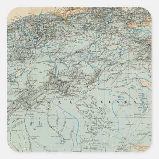 アルジェリア スクエアシール (正面)