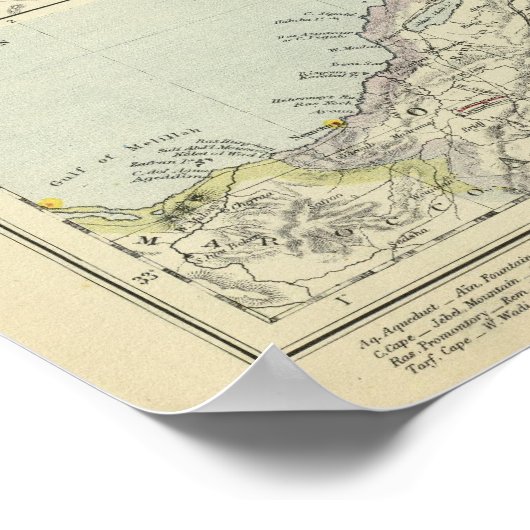 アルジェリア ポスター (角)