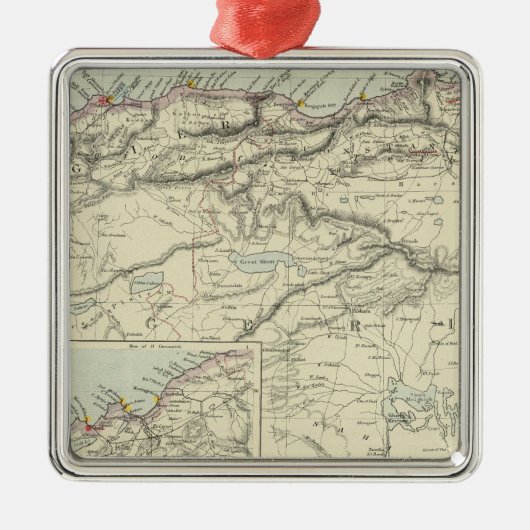 アルジェリア メタルオーナメント (正面)