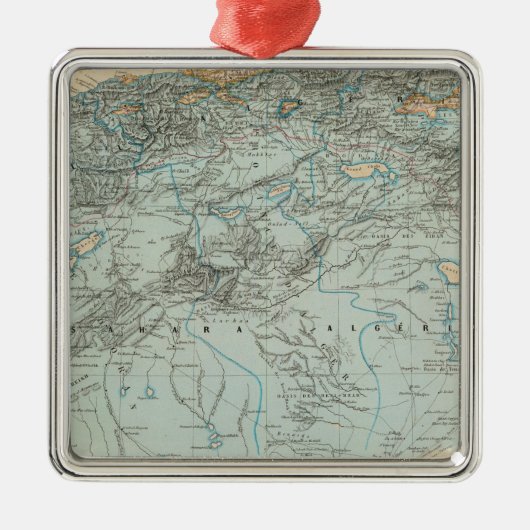 アルジェリア メタルオーナメント (正面)
